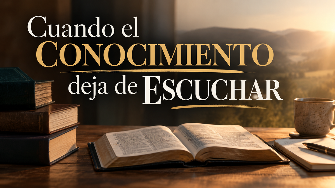 Cuando el conocimiento deja de escuchar