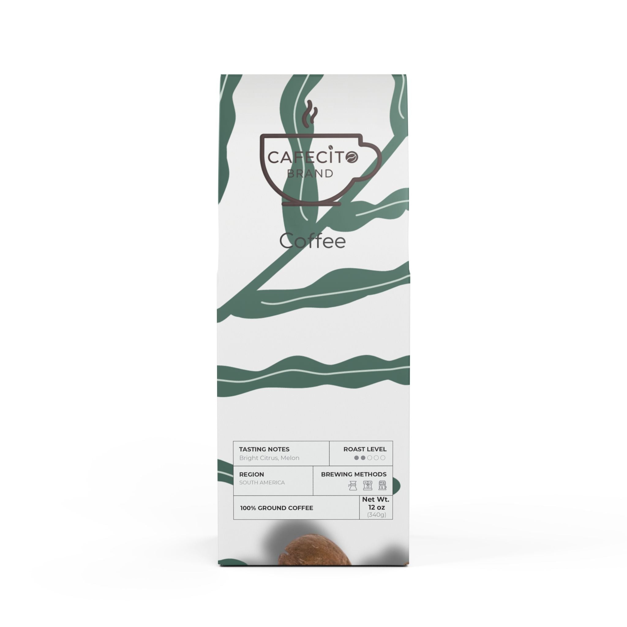 Cafecito Colombia Single Origin Coffee (Light-Medium Roast)