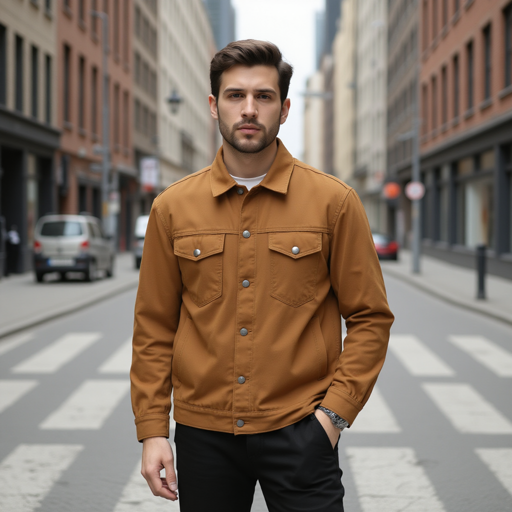 All-Over Print Unisex Collared Jacket