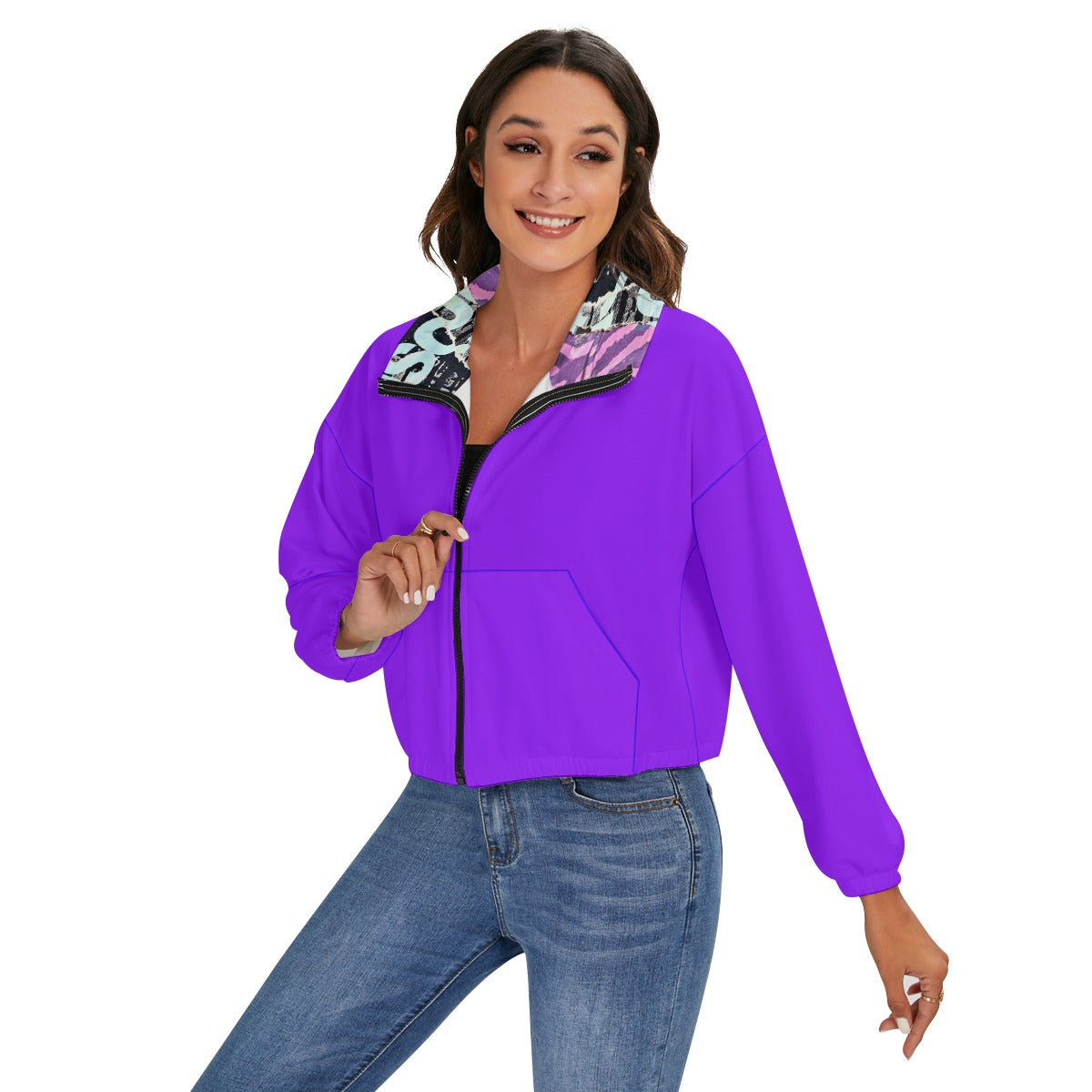 Purple Women's Zip Jacket