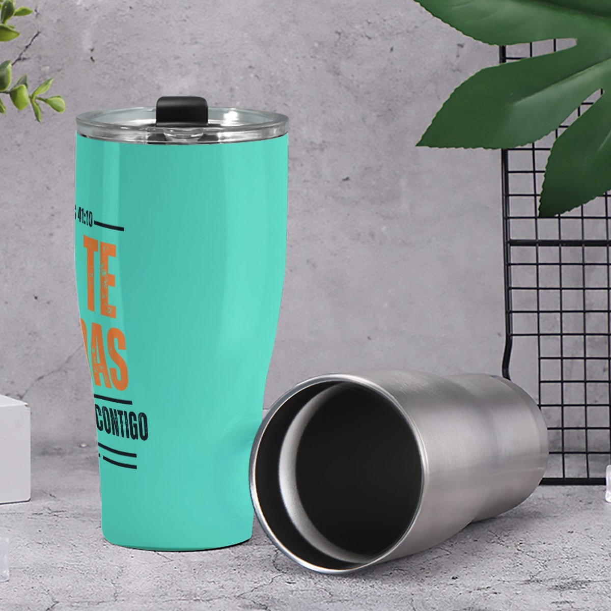 No te rindas Cone Tumbler 30oz