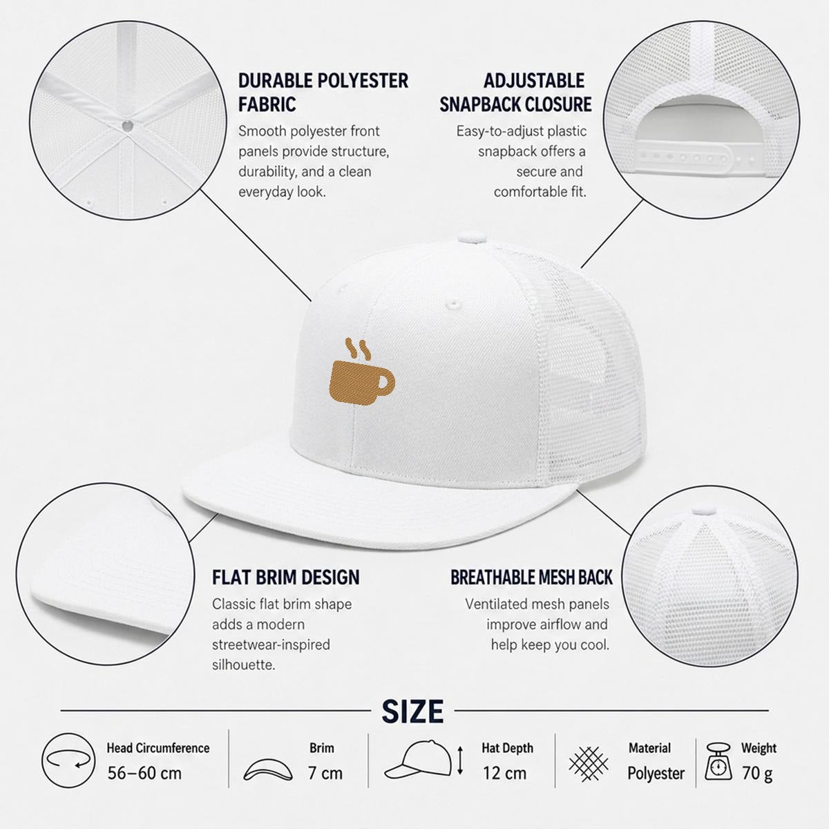 Mug Mesh Cap