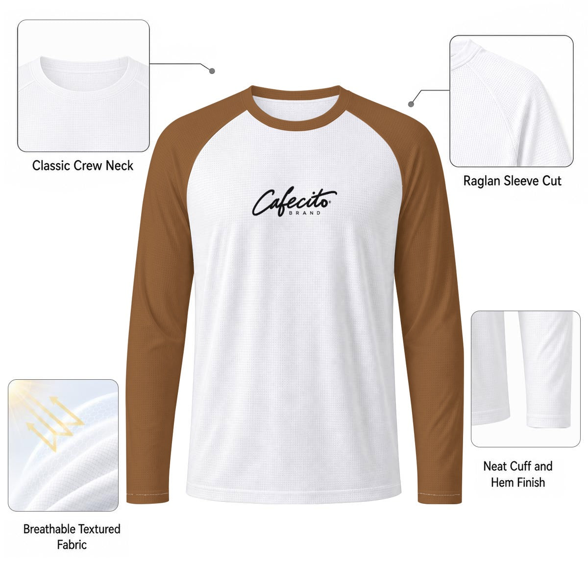 Cafecito "Men's Sun Protection Sport Top"