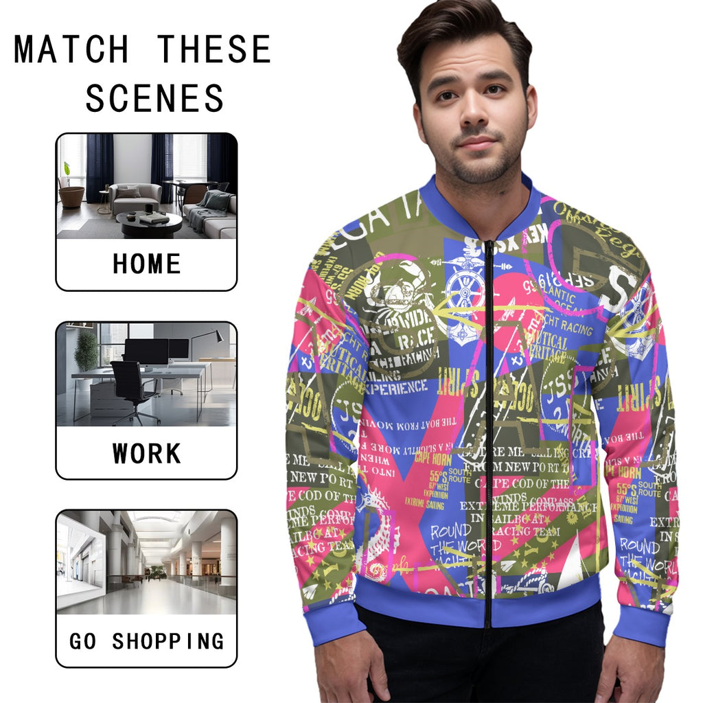 Gemoteric 3 Unisex Bomber Jacket