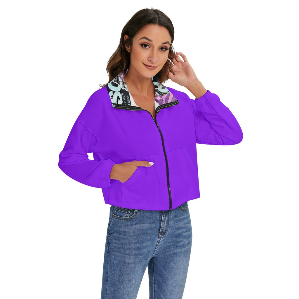 Purple Women's Zip Jacket