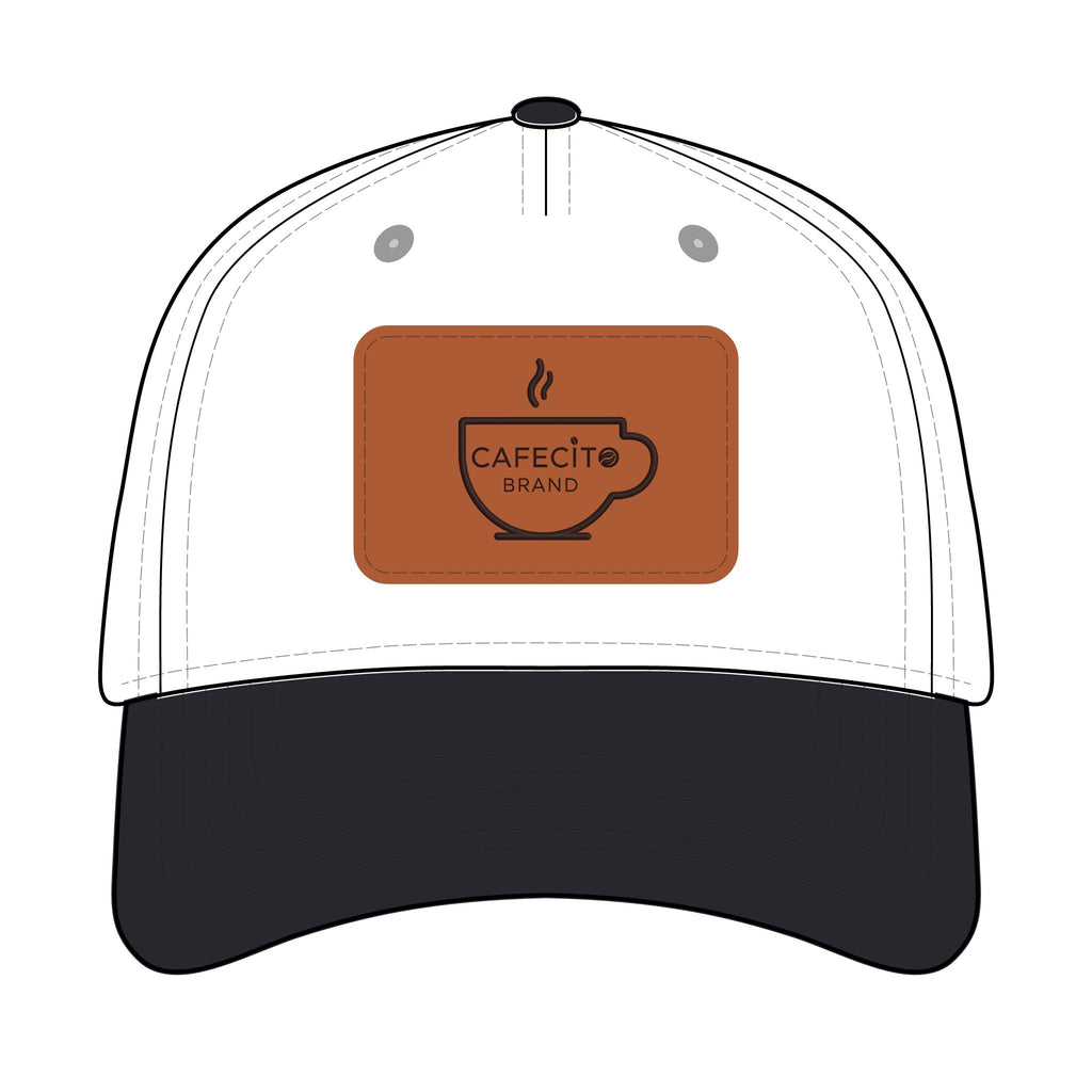 Cafecito  Leather Patch Baseball Cap