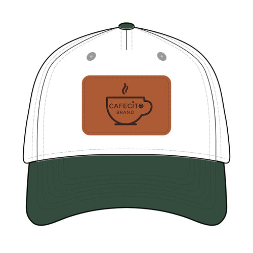Cafecito  Leather Patch Baseball Cap